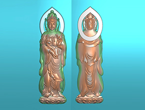 观音新款精雕玉石电脑雕刻图纸_享刻玉石雕刻机