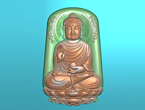 大日如来玉石电脑数控精雕图纸_享刻玉石雕刻机