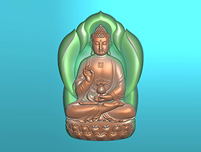 佛祖玉石电脑数控精雕图纸_享刻玉石雕刻机