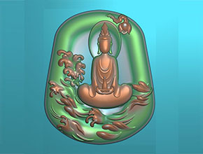 无相佛玉石电脑数控精雕图纸_享刻玉石雕刻机