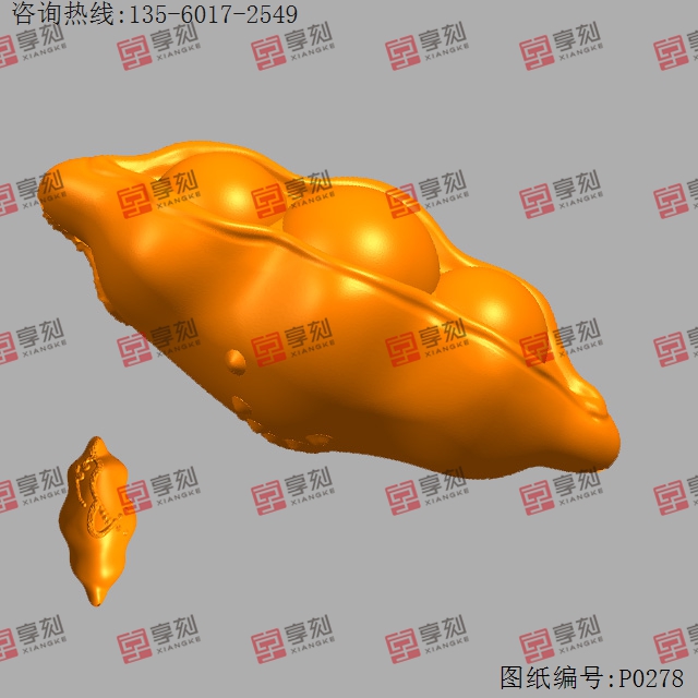 豌豆豆子摆件玉雕机玉雕精雕图_享刻数控雕刻机厂家