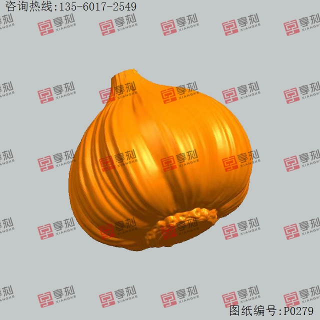 大蒜摆件玉雕机玉雕精雕图_享刻数控雕刻机厂家