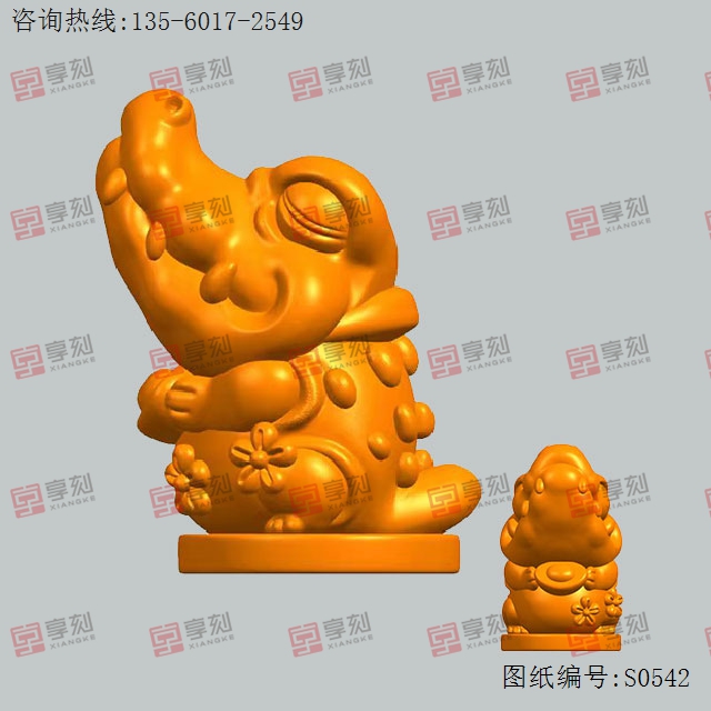 鳄鱼模型图纸_五轴雕刻机厂家