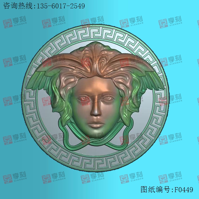 天使范思哲人头像 电脑模型雕刻图_享刻数控雕刻机厂家