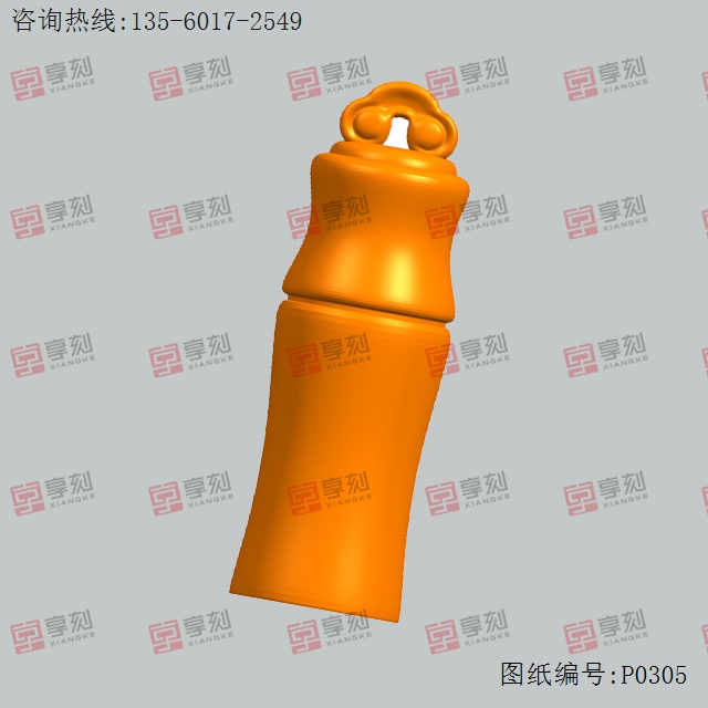 竹节印章玉石电脑3d立体模型图纸_五轴玉石雕刻机厂家