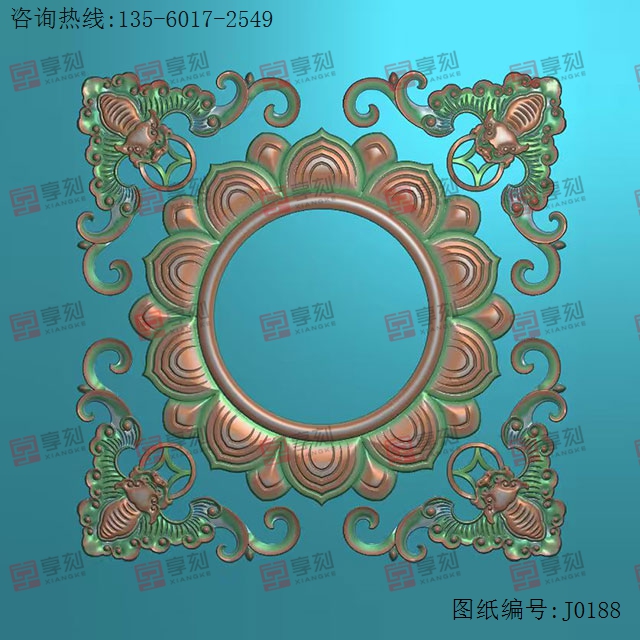  蝙蝠烟灰缸浮雕精雕电脑图纸_数控玉石雕刻机厂家